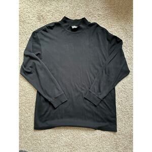 Daniel Cremieux Signature Collection 100% Pima Cotton Mock Neck Long Sleeve - XL